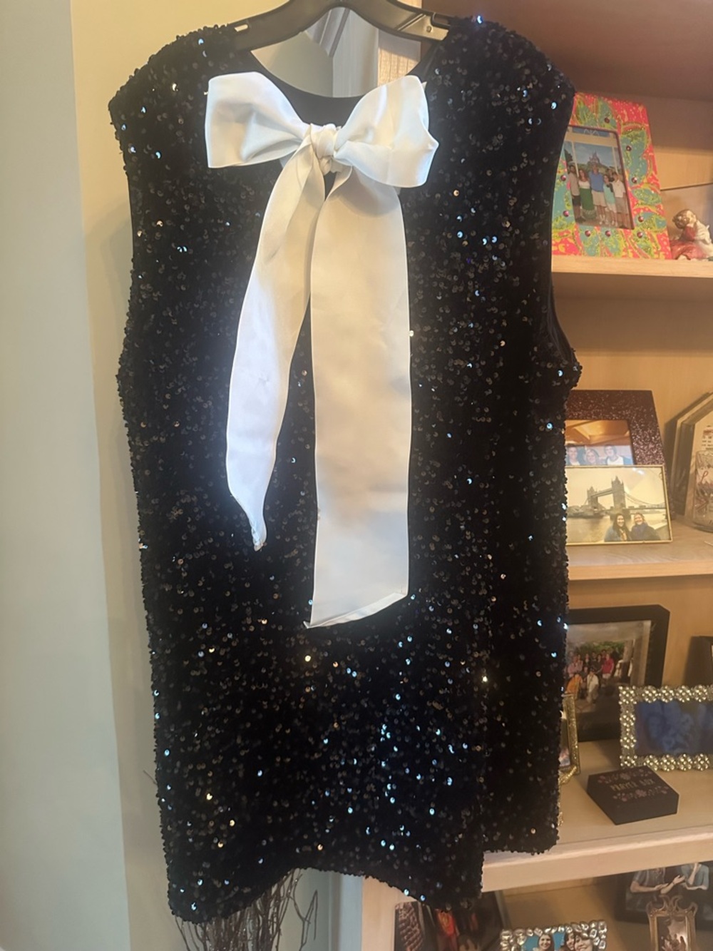 Sparkle bow dress XXL
